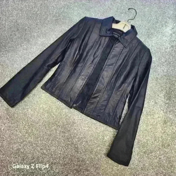 MODA leather bomber jacket - Picture 1 of 6